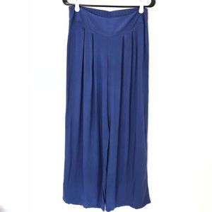 Bobeau | Royal Blue Wide Leg Palazzo Pants